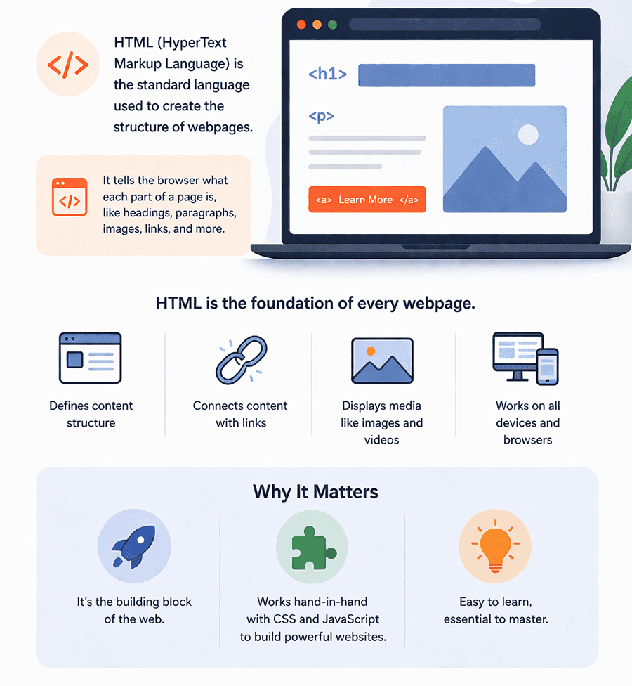 benefits of learning html
