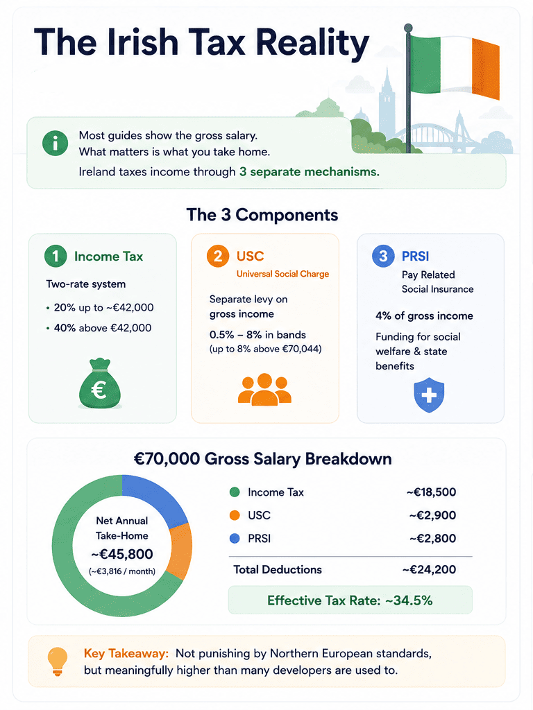 frontend developer ireland tax
