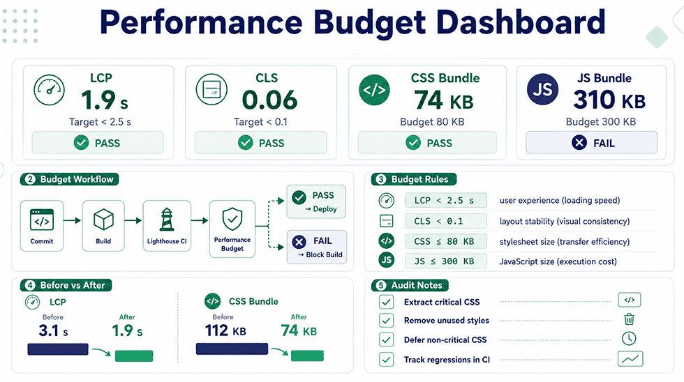 Set and Enforce Performance Budgets